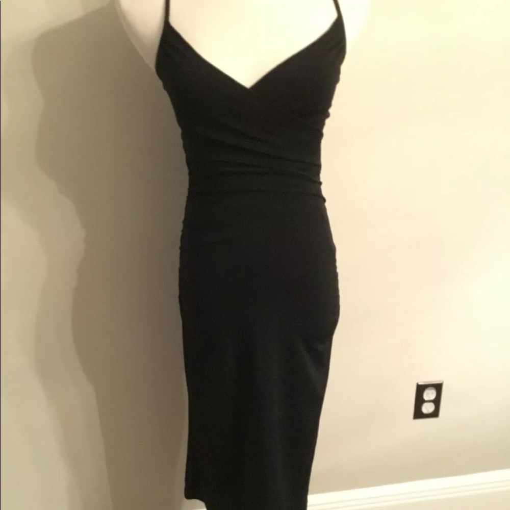 Guess Collection black midi dress